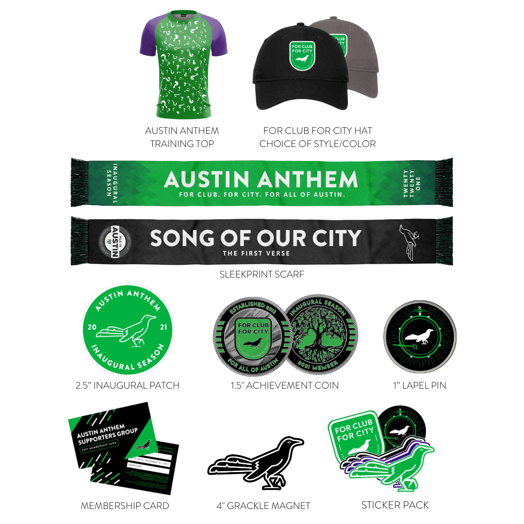 Austin Anthem 2021 Legendary Membership Kit
